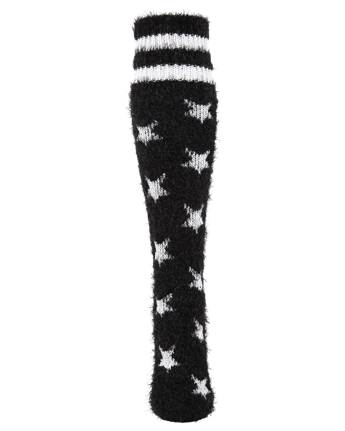 Women's Stars and Stripes Fuzzy Plush Knee High Socks – MeMoi