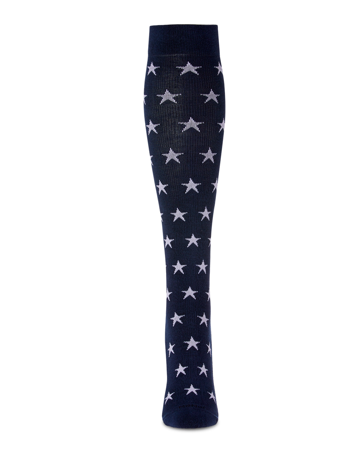 Women's Old Glory Bamboo Blend 8-15mmHg Graduated Compression Socks : Color: Navy