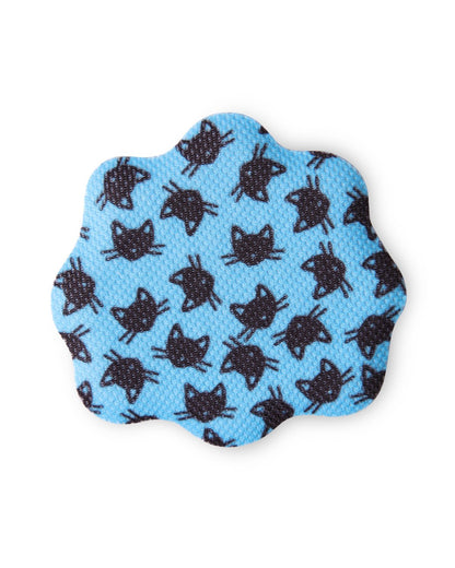 Women's Pretty Kitty Ball of Foot Cushions : Color: Blue