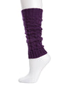 Chaotic Cable Girls Legwarmers : Color: Purple