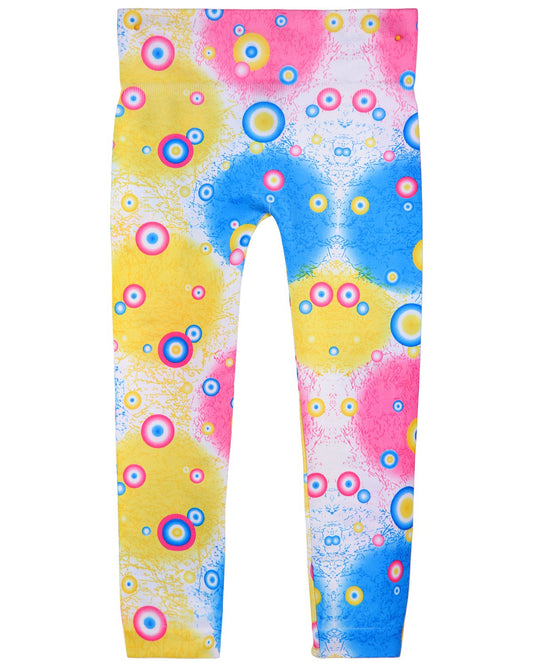 Girls' Funky Retro Comfort Stretch Leggings : Color: Multi