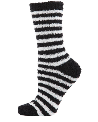 Nurses Call the Shots Cozy Striped Socks & Gift Bag Set : Color: Black