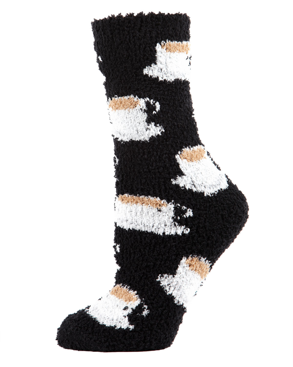 TEA-rrific Teacher Cozy Teacup Socks & Gift Bag Set : Color: Black