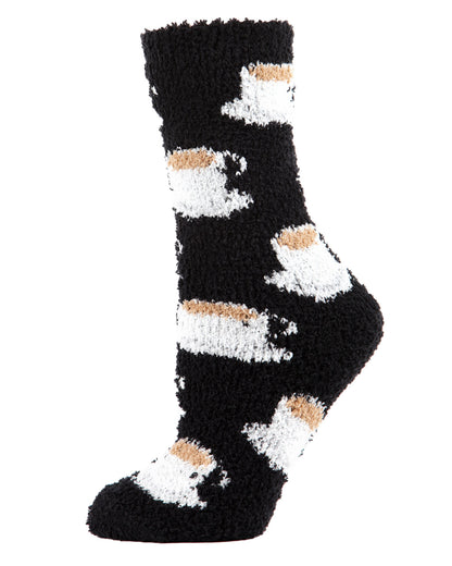 TEA-rrific Teacher Cozy Teacup Socks & Gift Bag Set : Color: Black