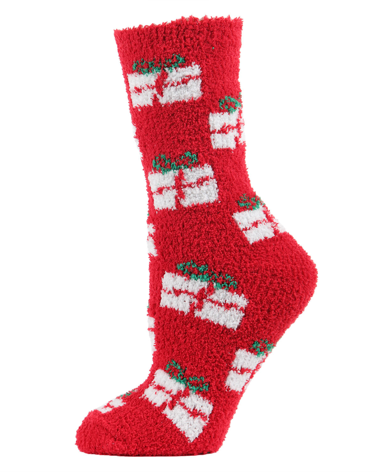 Fa La La Llama Cozy Socks & Gift Bag Set : Color: Red