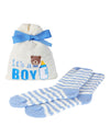 It’s a Boy Cozy Socks & Gift Bag Set : Color: Ivory