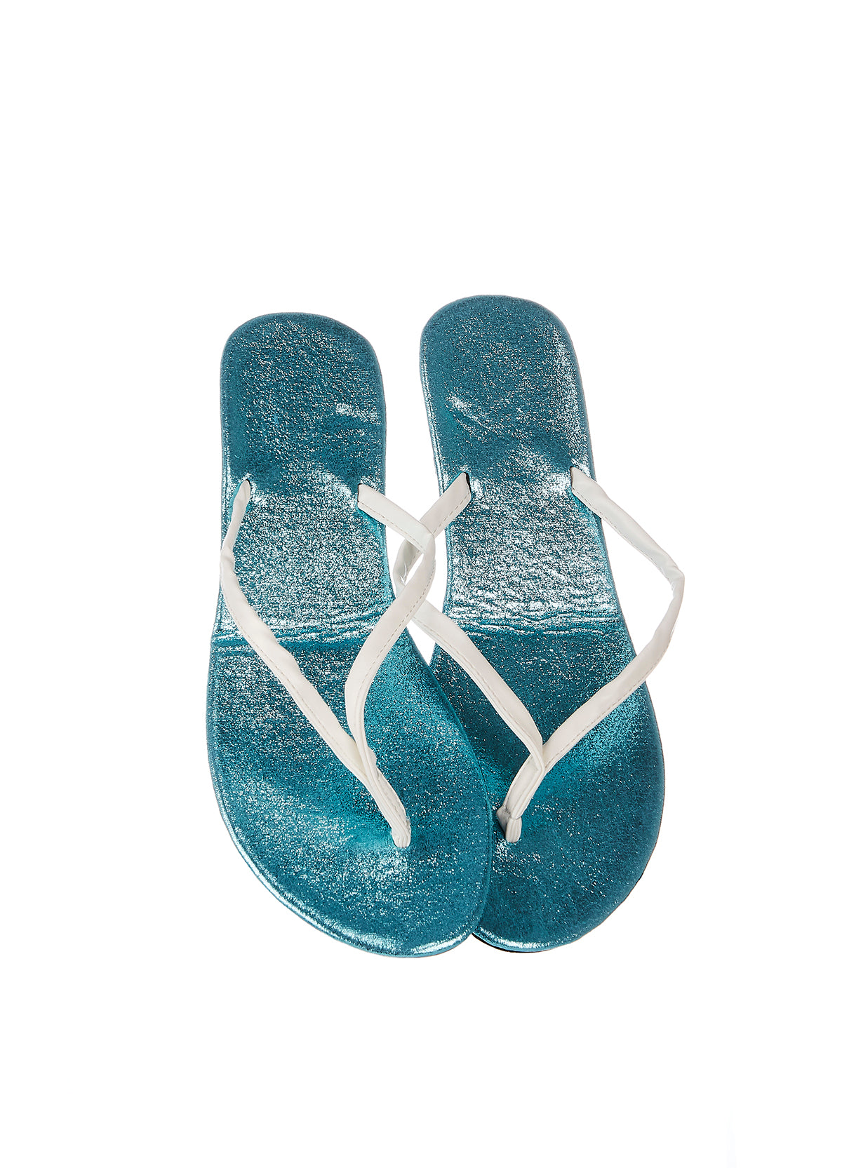 Keep Your Feet in the Sand Foldable Flats Pouch Set : Color: Blue