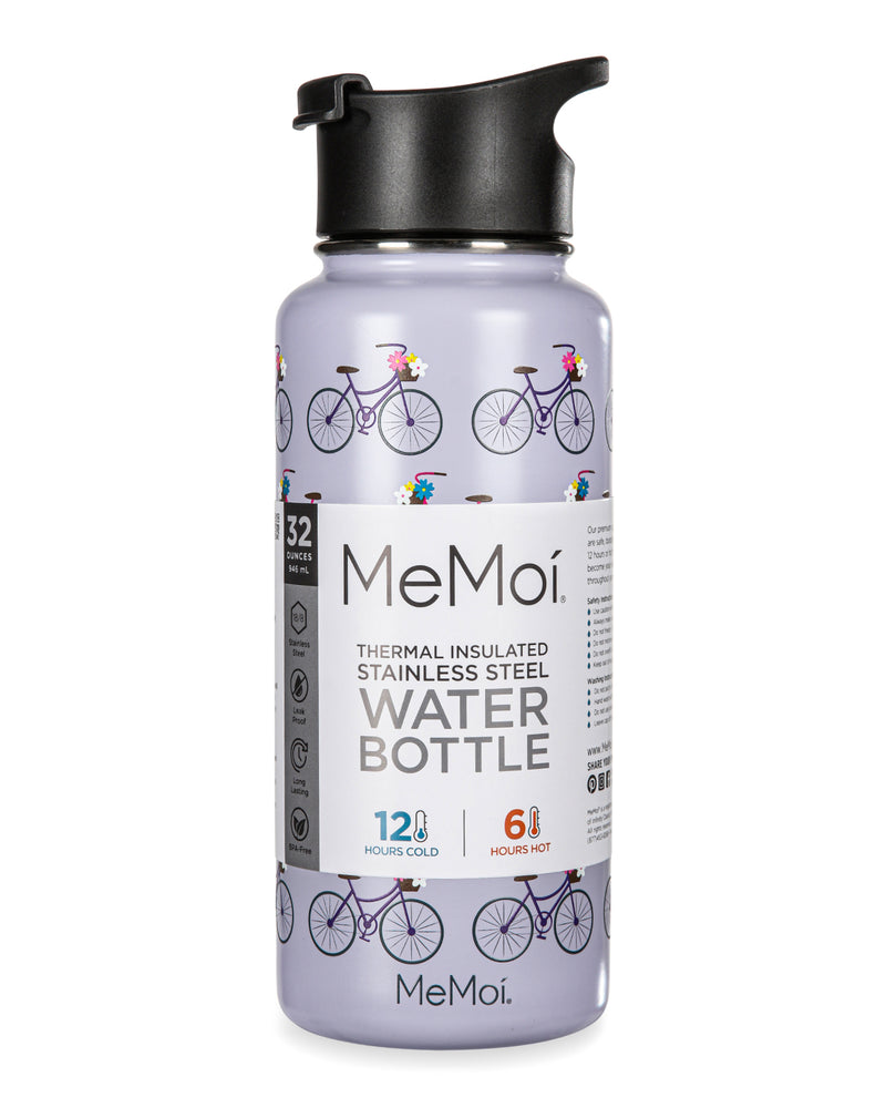 Thermal Insulated Stainless Steel Bicycles 32 Oz Water Bottle