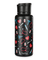 Thermal Insulated Stainless Steel Medical 32 Oz Water Bottle : Color: Black