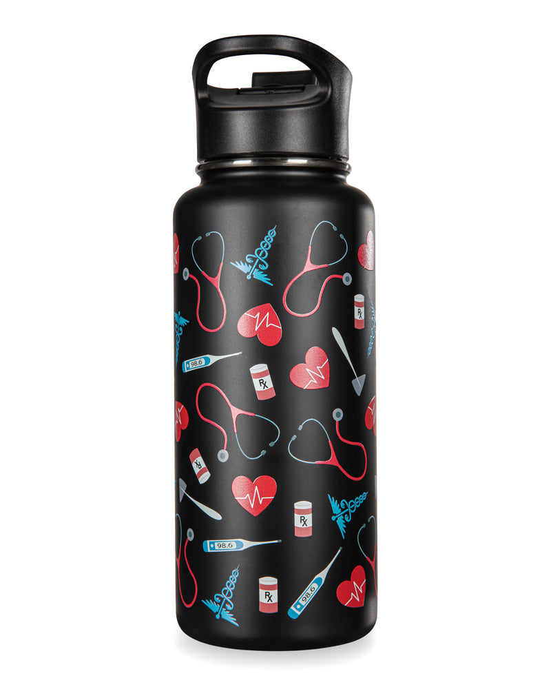 Thermal Insulated Stainless Steel Medical 32 Oz Water Bottle