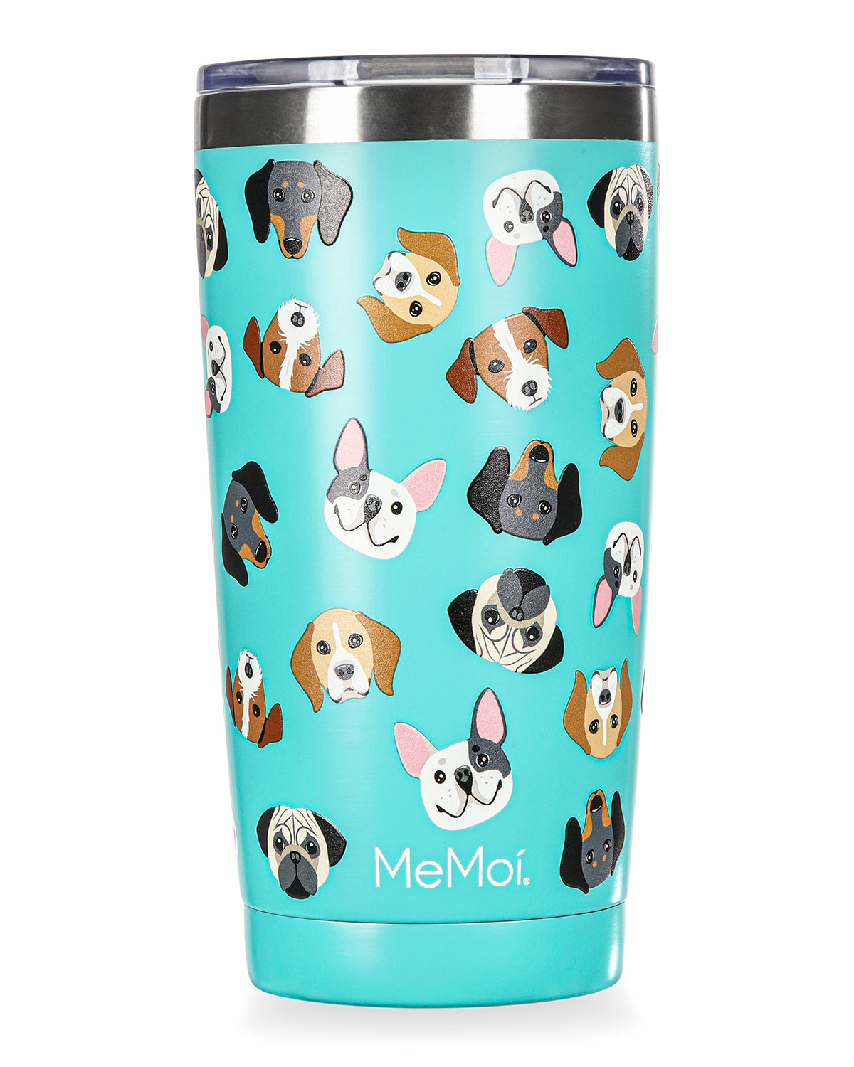 Thermal Insulated Stainless Steel Dogs 20 Oz Coffee Tumbler : Color: Seafoam