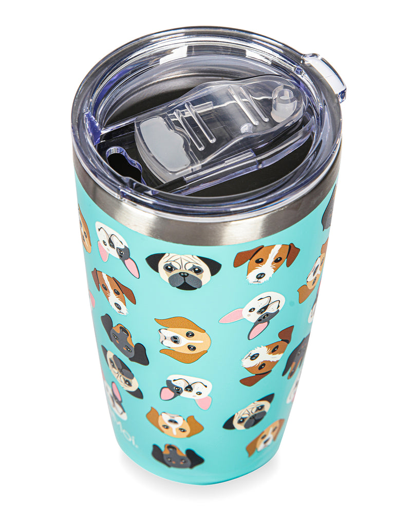 Thermal Insulated Stainless Steel Dogs 20 Oz Coffee Tumbler
