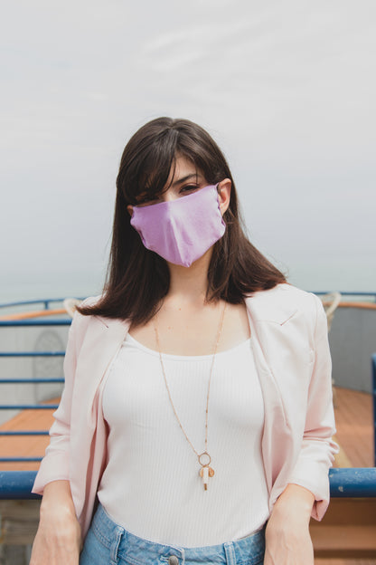 Unisex Cotton Blend Face Covering 6 Pack : Color: BLACK