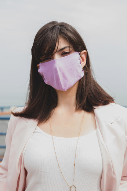 Unisex Cotton Blend Face Covering 6 Pack : Color: BLACK