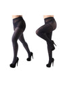 Heather/Solid Control Top Tights 2 Pack : Color: Navy Heather-Navy