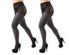 Heather/Heather Control Top Tights 2 Pack : Color: Gray Heather-Gray Heather