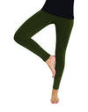 Women's Premium Fleece Lined Winter Footless Tights : Color: Ivy Green