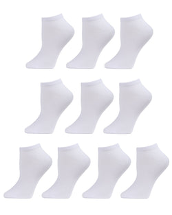 MeMoi Solid Lowcut Sock 10 Pack