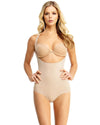 Seamless Braless Bodysuit with Brief : Color: Nude
