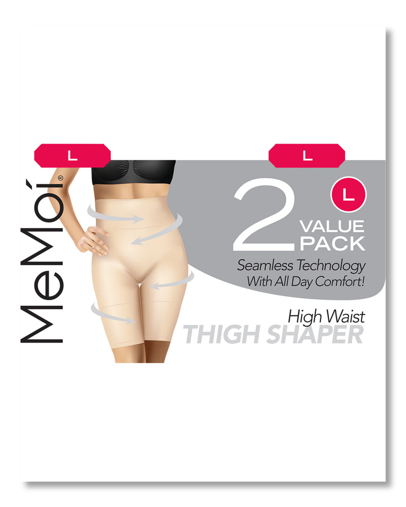 MeMoi 2 Pack High Waisted Thigh Shaper