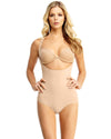 Sculpted Braless Seamless Bodysuit with Brief : Color: Nude