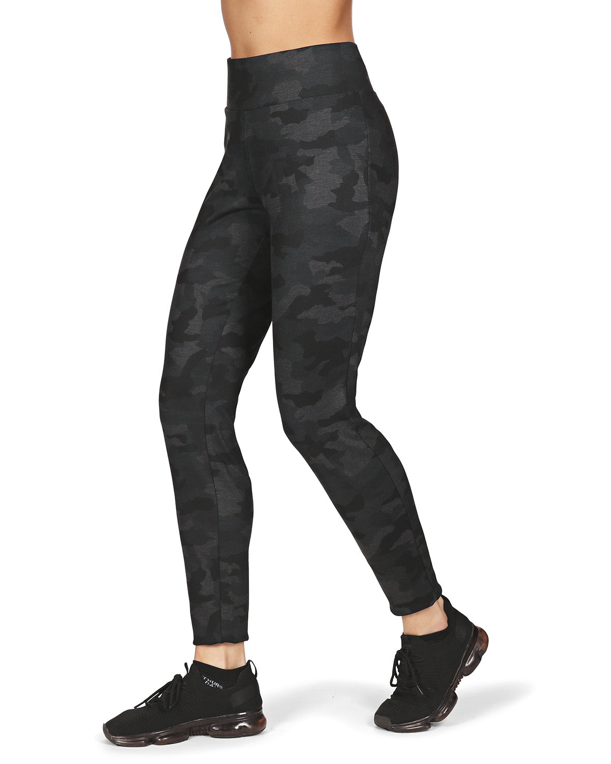Camouflage Print Shaping Leggings : Color: Black