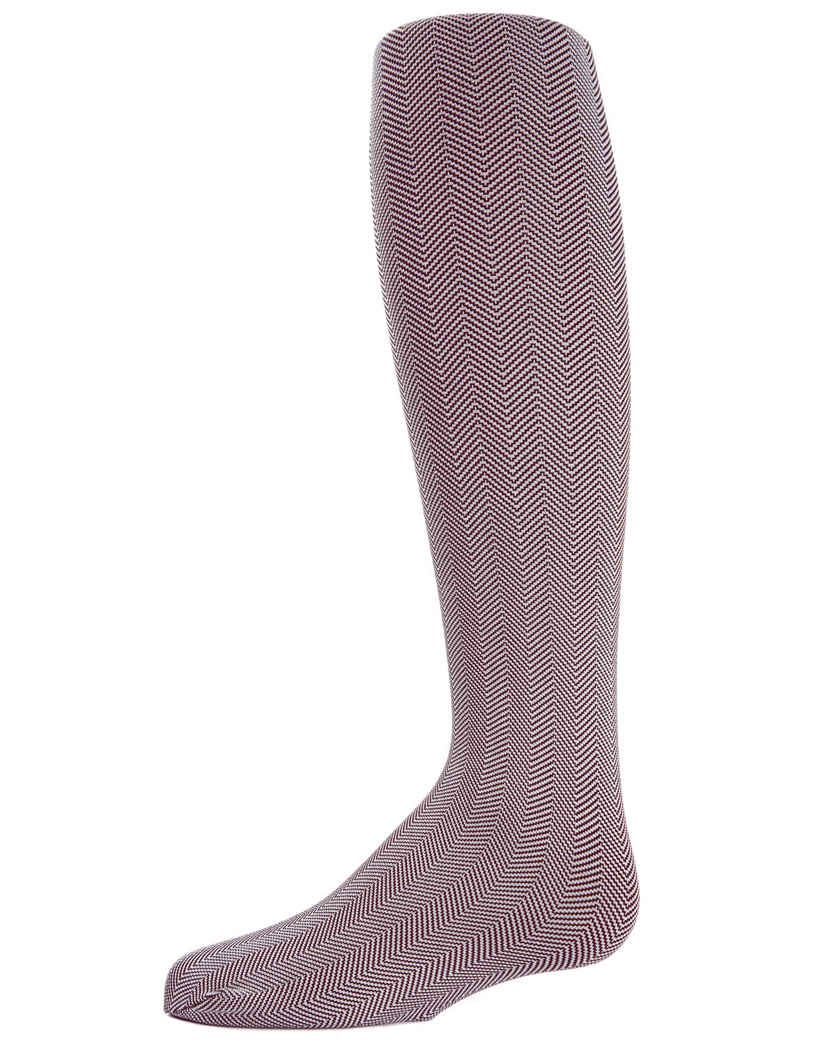 Girls Essentials Herringbone Opaque Tights : Color: Brown