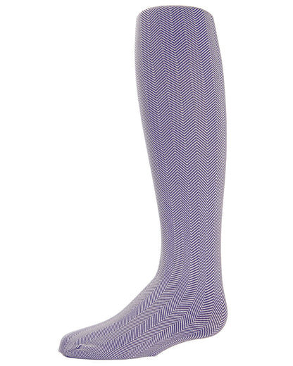 Girls Essentials Herringbone Opaque Tights : Color: Navy