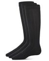 Boys' 3 Pair Pack Flat Crew Socks : Color: Black
