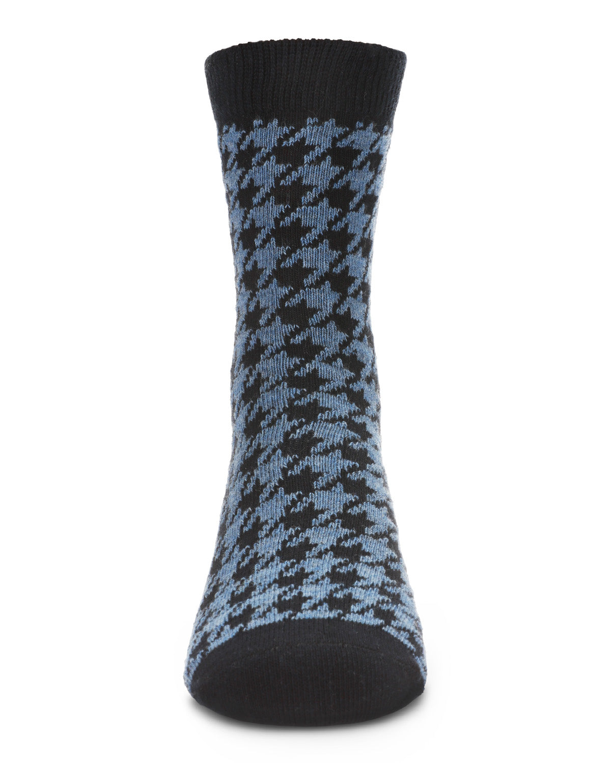 Boys' Houndstooth Crew Socks : Color: Denim Heather