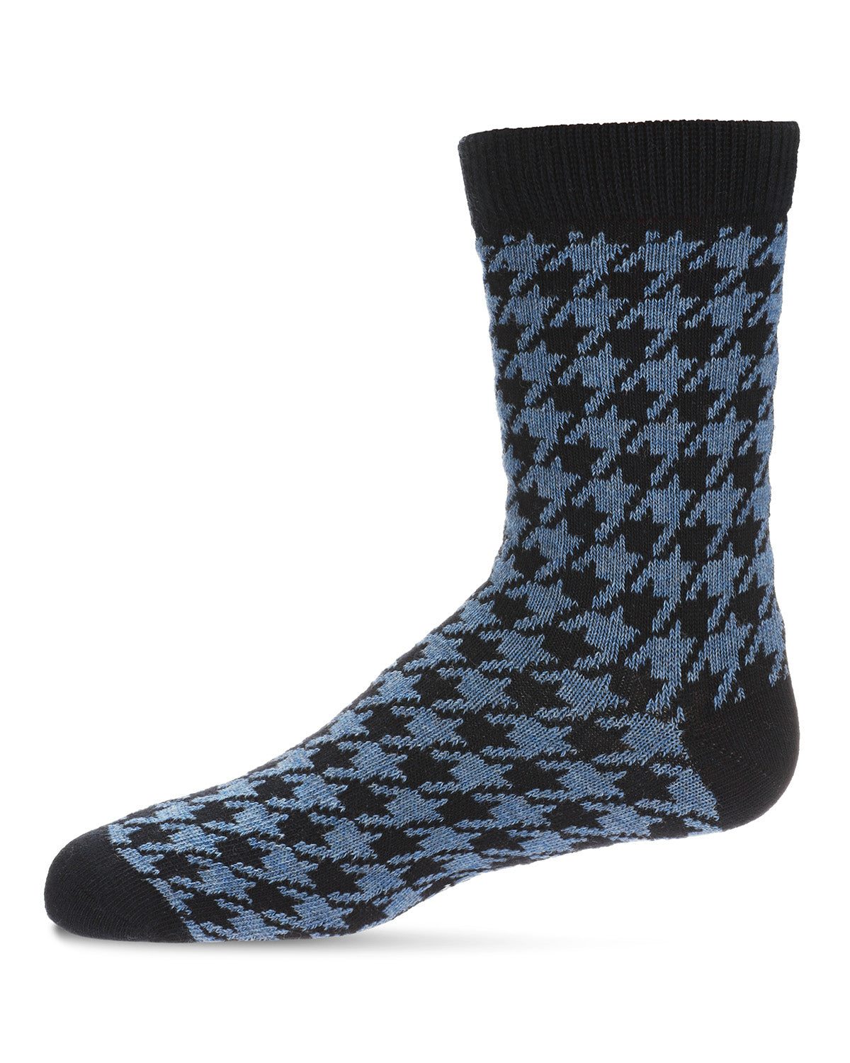 Boys' Houndstooth Crew Socks : Color: Denim Heather