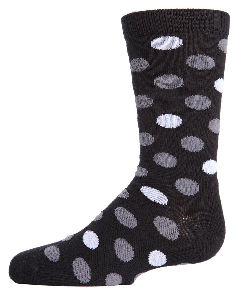 MeMoi Spots and Dots Boys Crew Socks