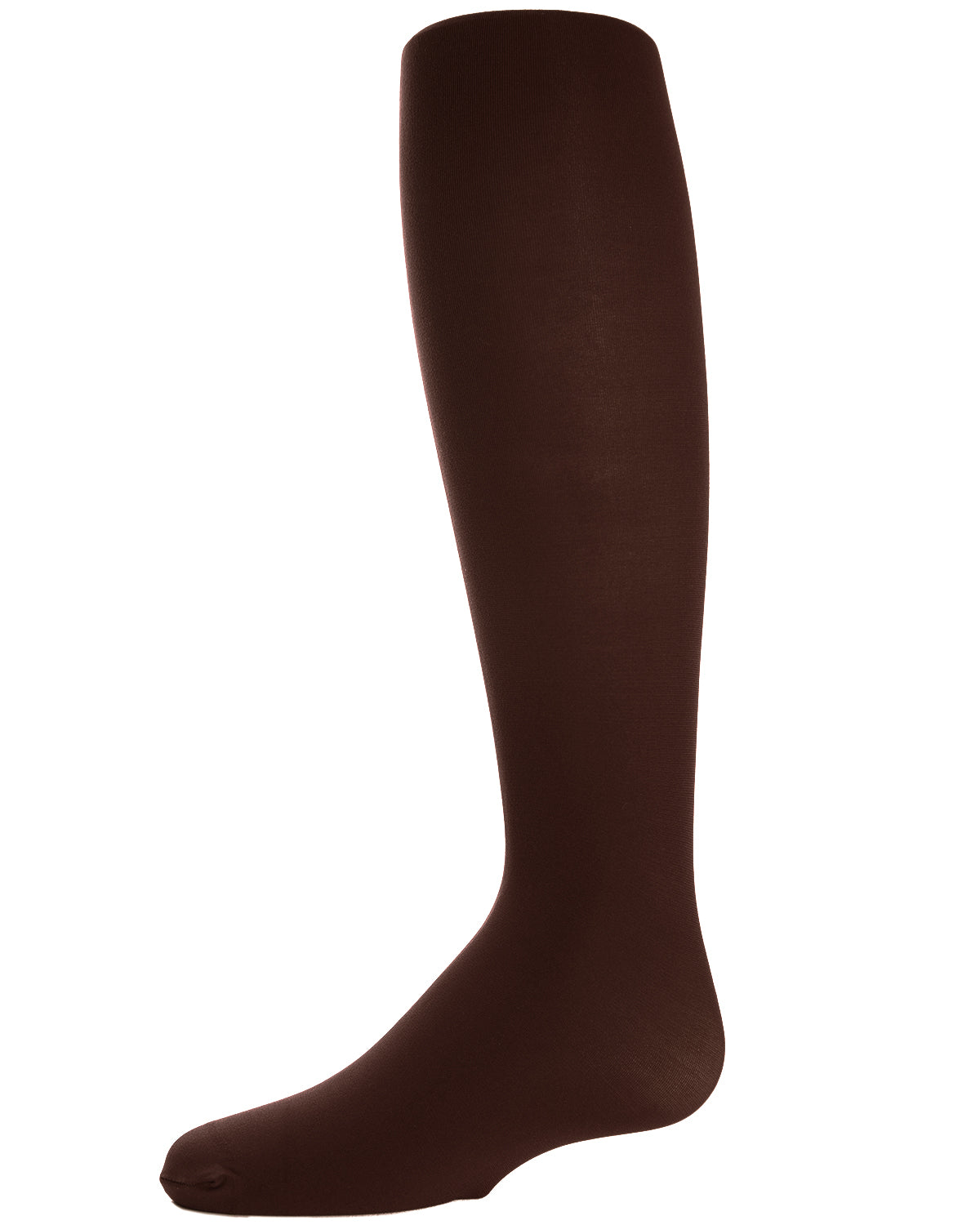 Girls' Teen Winter Opaque Nylon Tights : Color: Dark Brown