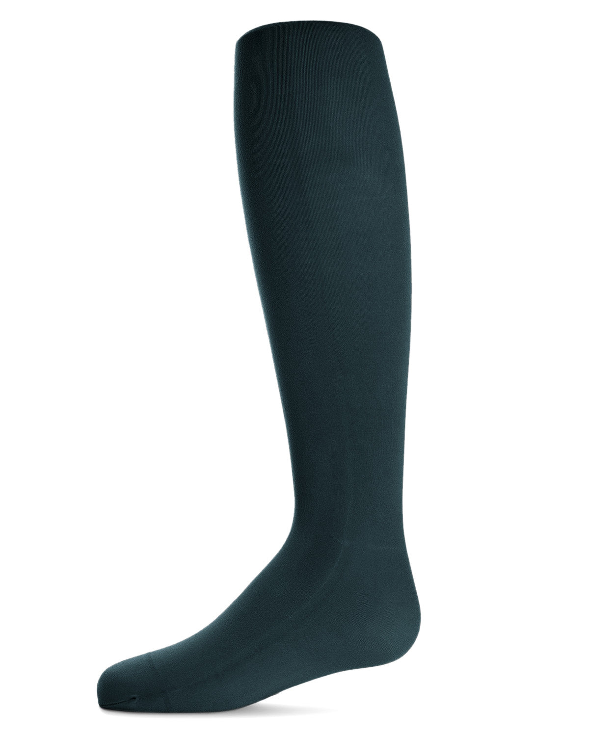 Girls' Teen Winter Opaque Nylon Tights : Color: Hunter Green