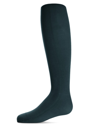 Girls' Teen Winter Opaque Nylon Tights : Color: Hunter Green