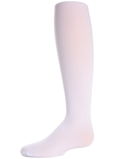 Girls' Teen Winter Opaque Nylon Tights : Color: White