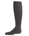 Girls' Opaque Fine Ribbed Nylon Tights : Color: Charcoal