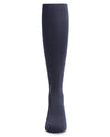 Girls' Opaque Fine Ribbed Nylon Tights : Color: Navy