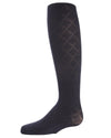 Flowers and Diamonds Girls Opaque Tights : Color: Navy