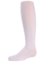 Girls Essentials Vertical Stripe Tights : Color: White