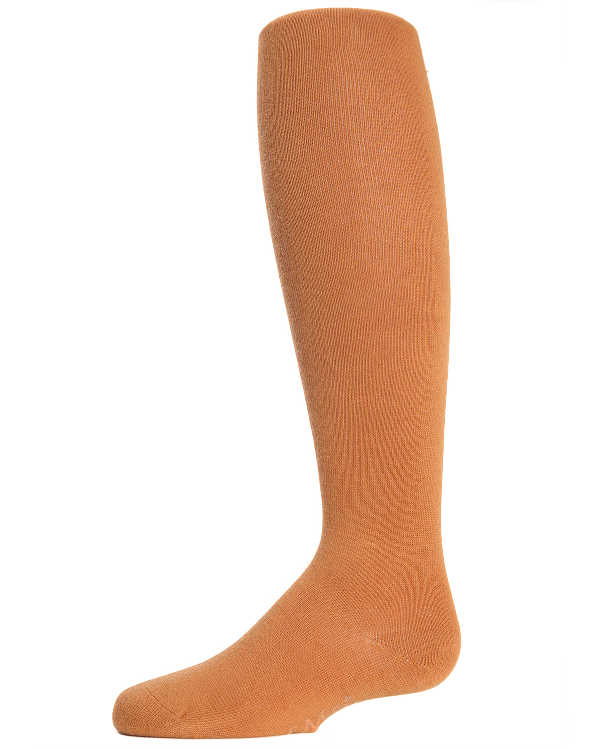 Girl's Soft Pima Cotton Opaque Tights : Color: Cathay Spice