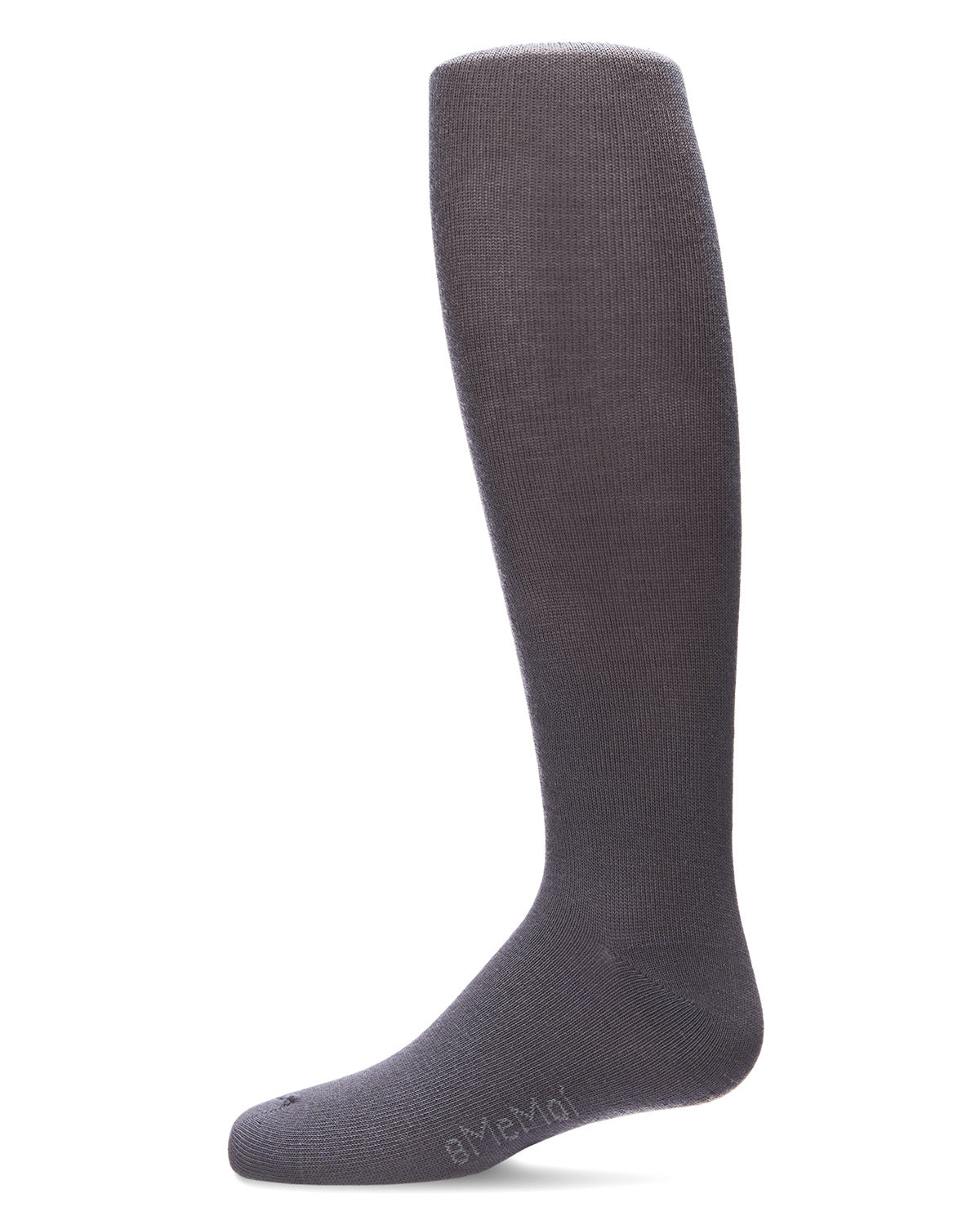 Girl's Soft Pima Cotton Opaque Tights : Color: Slate