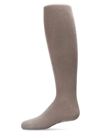Girl's Soft Pima Cotton Opaque Tights : Color: Taupe