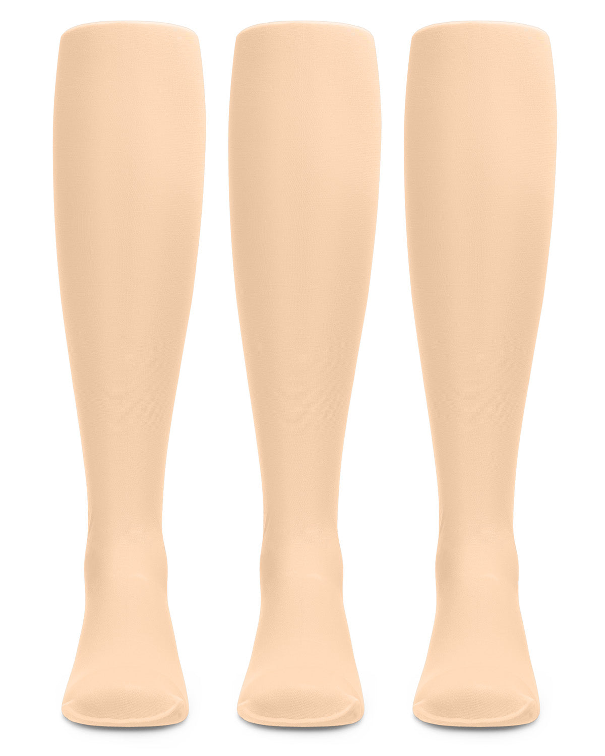 Girls' 3 Pair Pack Basic Sheer 30 Denier Tights : Color: Nude