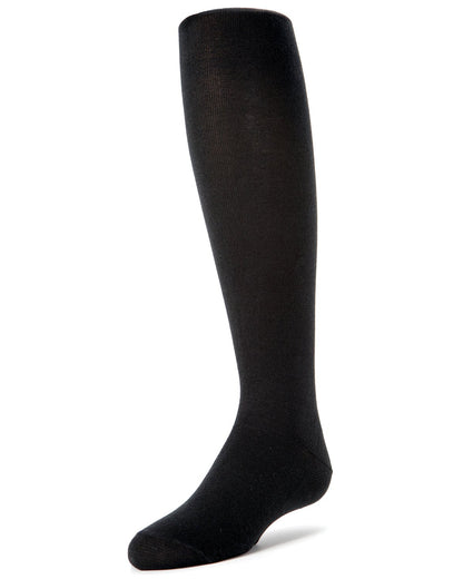 Girls Cotton Blend Opaque Sweater Tights : Color: Black