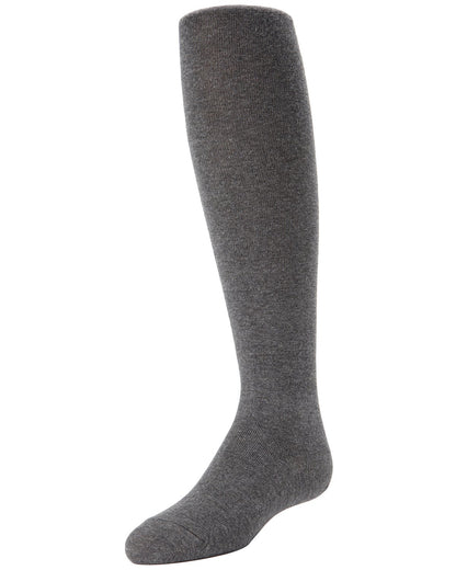 Girls Cotton Blend Opaque Sweater Tights : Color: Charcoal Heather