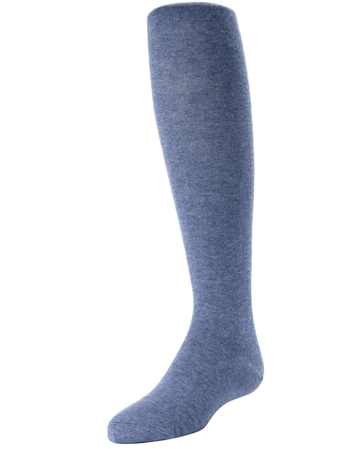 Girls Cotton Blend Opaque Sweater Tights : Color: Light Denim Heather