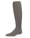 Thin Ribbed Speckled Cotton Tights : Color: Charcoal