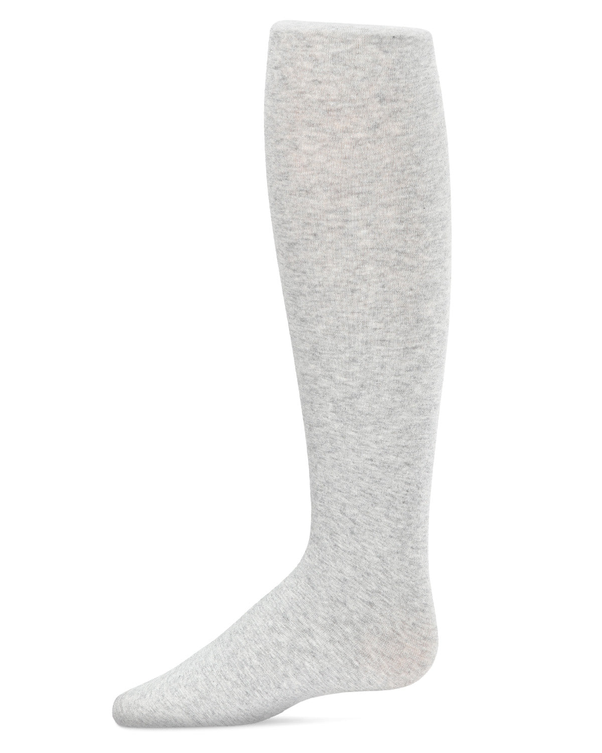 Girls' Supreme Cotton Blend Non-Pilling Opaque Tights : Color: Light Gray Heather