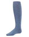 Girls' Supreme Cotton Blend Non-Pilling Opaque Tights : Color: Med Denim Heather